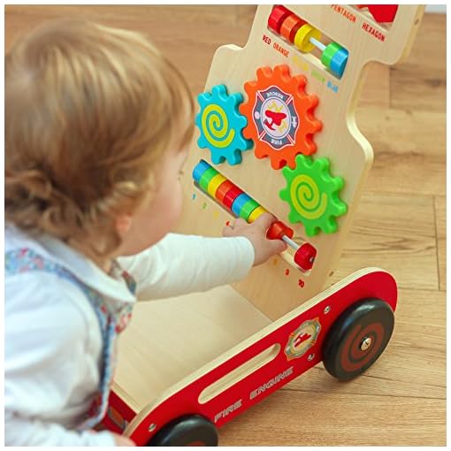 wooden fire engine walker