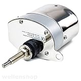 Einbaubohrung für Wischermotor min: 9 mm - max: 16 mm, Wandungsstärken für Durchführung bis max: 45 mm, Gesamtlänge Welle: 62 mm, Länge Gewindebereich: 50 mm