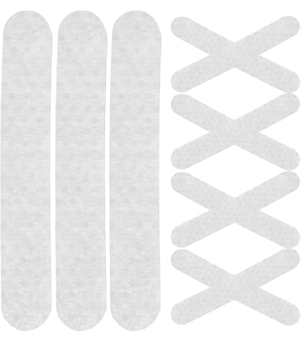 Confezione Da 300 Impugnature In Gomma Antiscivolo Per Grucce – Adesive Trasparenti, 7,1 X 0,5 Cm, Per Legno E Plastica