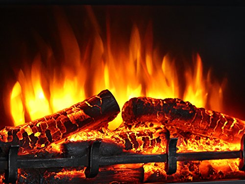 Richen Elektrokamin EF119B-MT119A Elektrischer Kamin (2000W, LED-Beleuchtung, 3-D Flammeneffekt, Fernbedienung) weiß - 5