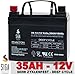 Produktbild Akku 35Ah 12V AGM GEL Batterie Solar Golf Caddy Cart Trolley ersetzt 33Ah 35Ah 36Ah 40Ah