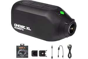 DRIFT INNOVATION Drift Ghost XL Action Camera - Ideale Per Vlog D'azione - Impermeabile, 9-Ore-Batteria, HD 1080p, Modalita-Clone, Microfono Esterno Opzionale