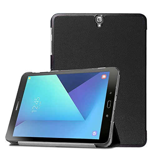 Samsung Galaxy Tab 9.7-S3, ProCase dünne intelligente Abdeckungs-Standplatz -Licht-harten Shell-Fall für Galaxy Tab S3 9,7-Zoll-Tablet-SM-T820 T825 (Schwarz) - 6