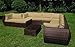 Produktbild Baidani Rattan Garten Lounge Freedom integrierter Stauraum - Braun meliert (Beige)