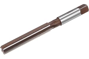 sourcing map Hand Reamer 13mm H7 Metric Reamer Drill Bit for Metal Wood Hole Reaming, Straight Flutes 9SiCr Alloy Steel Cutting Tool