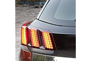 HIGH FLYING para 3008 5008 2017-2020 TPU Protector Film Autoadhesivo Pegatina para Faros,Láminas para Faro de Coche