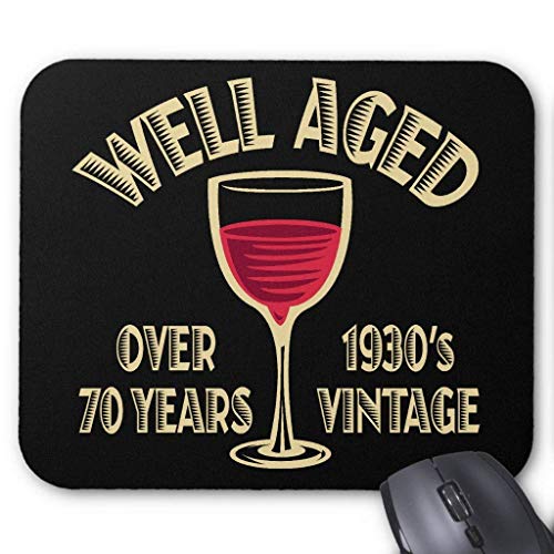 Preisvergleich Produktbild HYYCLS Well Aged Over 70 Years Mauspads