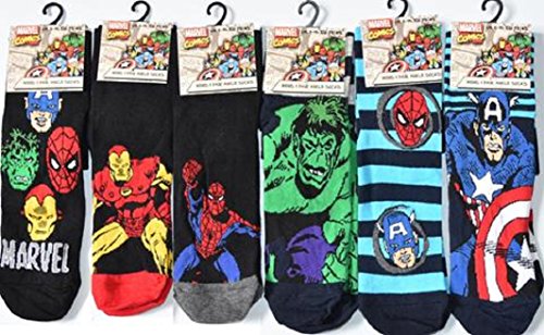 Preisvergleich Produktbild Marvel Avengers 6 x Socken 39-45