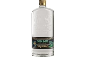 GIN MG - Ginebra Paradiso 70 cl, Distilled Gin, en Colaboración con Giacomo Gianotti, Ginebra Versátil y Aromática, Aroma y Sabor de Lemon Verbena, Notas de Jengibre, 40% Vol. de Alcohol
