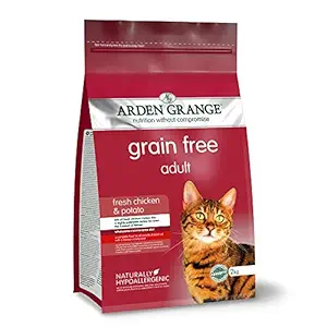 Arden Grange Chicken and Potato Grain Free Adult Cat Food, 2 kg