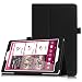Produktbild Telekom Tablet Puls Hülle - Fintie Premium Kunstleder Folio Schutzhülle Tasche Etui mit Standfunktion für Telekom Puls 8 Zoll Tablet, Schwarz