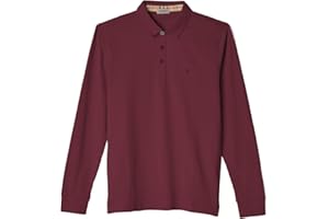 Coveri Polo Uomo Manica Lunga Sportiva Caldo Cotone Felpato Invernale M L XL XXL