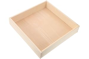 VICASKY Children's Sandbox Entertainment Sand Tray box for Portable Tray Outdoor Toys for Portable Outdoor Wooden Beige