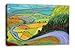 Produktbild Garrowby Hill David Hockney Leinwand Art Wand (111,8 x 66 cm)