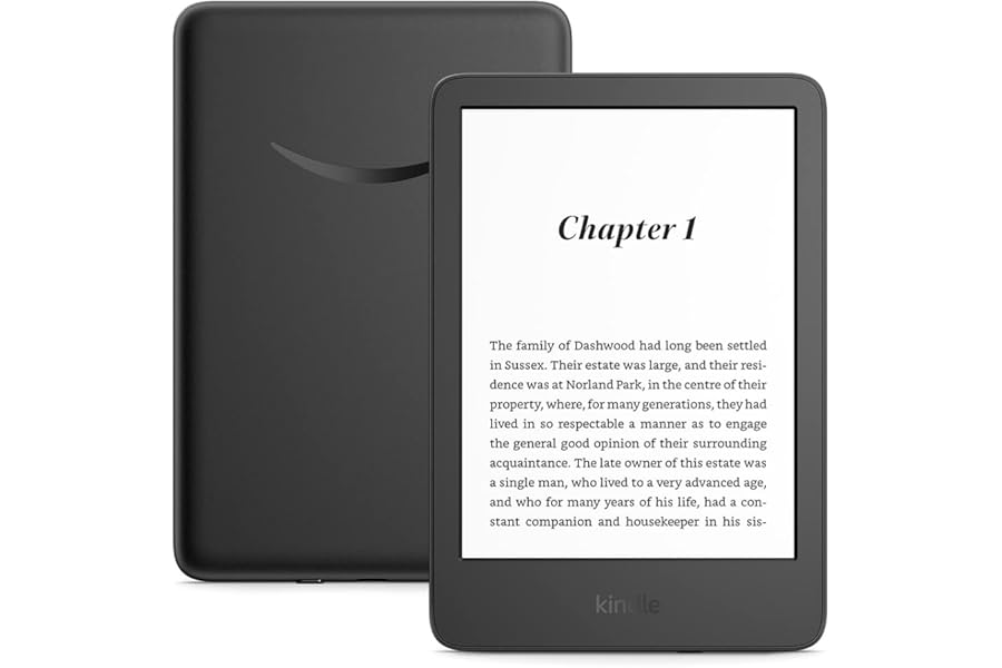 Certified Refurbished Kindle (2022 release) | The lightest and most compact Kindle, now with a 6", 300 ppi high-resolution display and double the storage, with ads, Black