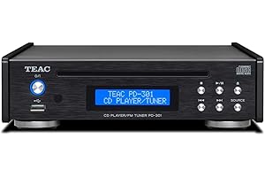 Teac PD-301DAB-X CD Player with DAB/FM Tuner, Black