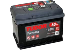 Tudor TB602 Batería de coche Tudor 60Ah 540A, Gama Technica, para Automóvil de turismo