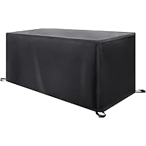 180x140x75cm(LxWxH) Noir 420D Oxford Tissu Housse Table De