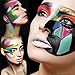 DE'LANCI Professional Face Body Paint Oil 12Colors Painting Art Party Fancy Makeup Set