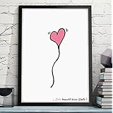 HERZLUFTBALLON - hochwertiger Ku