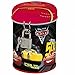 Produktbild Maxi & Mini – Cars Flash McQueen Spardose rund aus Metall Verschluss mit Vorhängeschloss – Idee Geschenk