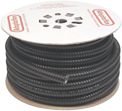 Adaptaflex Liquid Resistant Covered Steel Conduit 20mm x 25m Black