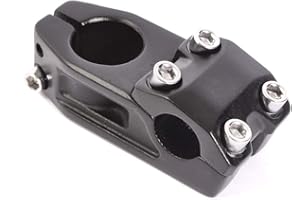 KHEBIKES KHE BMX - Attacco manubrio da 1 1/8", 50 mm, in alluminio, 278 g, colore: Nero