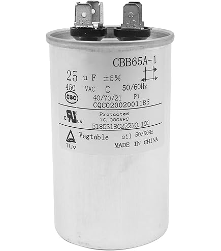 Condensatore Di Avviamento Motore 35 µF 450V - Con Conduttore Piatto, Per Applicazioni Elettriche