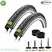 Produktbild 01022842SKSV17 2 x Schwalbe Marathon Green Guard Reifen Reflex + 2 x Schlauch 37-622 - (SV17 Sclaverantventil)