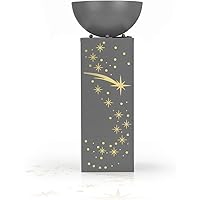 Easymaxx LED- Dekosäule mit Abnehmbarer Pflanzschale | für den Innen- und Außenbereich geeignet | Integrierte…