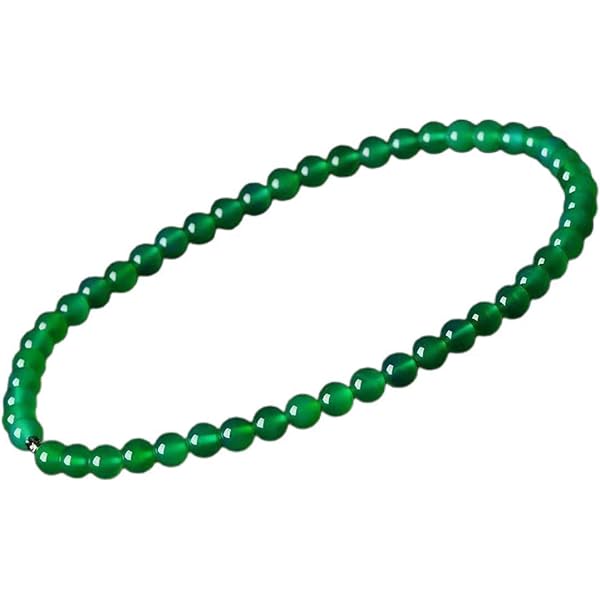 Collana In Giada Naturale Verde – Perle 6-7 Mm, Realizzata A Mano, Lucidatura Artigianale, Chiusura In Argento - 4