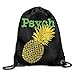 Produktbild Ntpclsuits Psych Pineapple Drawstring Pack Beam Mouth Sports Sackpack Rucksack Shoulder Bags for Men & Women