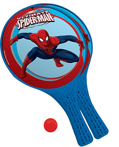 Spiderman - Spiderman - Juego de palas de playa con pelota (Mondo MD-15005) (Mondo 15005)