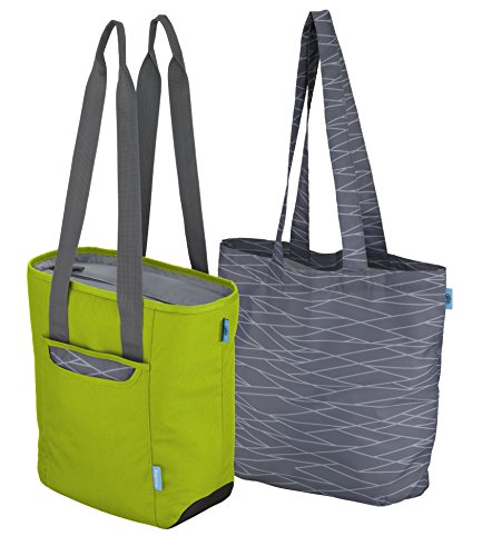 alfi 0007.278.811 Kühltasche isoBag S, 2-teilig, Stoff, apfelgrün, 34 x 13 x 35 cm - 5