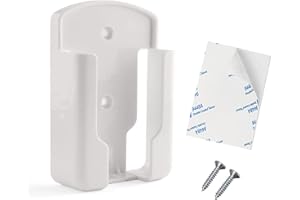 ERBO Fernbedienungshalter, Selbstklebend Wandhalterung Fernbedienung Halter, Universal Betttasche zum Einhängen Wandorganizer Geeignet Für Kamm Make Up, Pinsel, Kreidehalter, TV-Box, Handy (White)