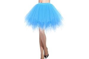 DRESSTELLS damska spódnica tiulowa Rockabilly 50's halka Tutu podkoszulek krótka sukienka baletowa suknia balowa suknia wieczorowa akcesoria okazjonalne