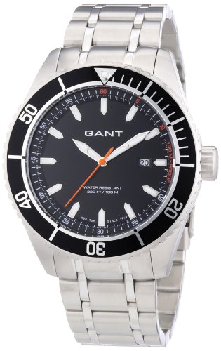 GANT Herren-Armbanduhr XL Analog Quarz Edelstahl W70391 GANT Herren-Armbanduhr XL Analog Quarz Edelstahl W70391