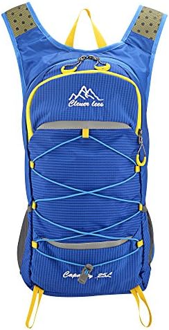 25L Cycling Backpack with Helmet Net, Hiking Backpacks, Ultra Light Outdoor Camping Bicycle Backpack, Sport Bag, Unisex Travelling Trekking Rucksacks, Bike Pack Accessories ,Blue (Blue)