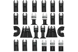 26 Antler Lama Sega Combinazione A Dewalt Stanley Worx F30 Erbauer Black & Decker Multi Attrezzo Oscillante QAB26CBA