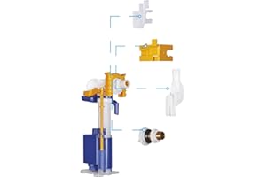 OLI S.r.l. OL0154096 UNIC Side 3/8" + adaptateurs Flotteur Unique, Blanc