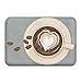 Produktbild Klotr Fußabtreter, Non-Slip Stain Fade Resistant Door Mat Coffee Bean Living Dining Room Rug 23.6 X 15.7 Inch