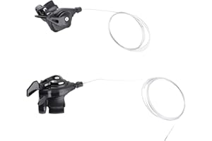 VGEBY1 Leviers de Vitesses pour Vélo, 1 Paire Triple 3X7 / 8/9 Gauche/Droite pour Dérailleur de Vélo, Système de Contrôle de Vitesse, Vélo Shift(3 * 7 Vitesses) (295)