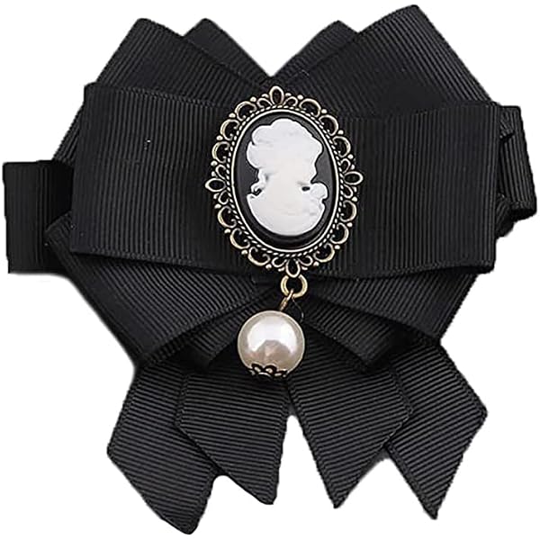 Broche Nœud Papillon Erwin Pearl Avec Strass - État Parfait - Argenté