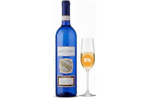 Bartenura Moscato | Sweet Sparkling White Wine in Iconic Blue Bottle | Light, Fruity & Refreshing Italian Moscato | Low Alcohol 5% | Perfect for Parties, Brunch, Desserts & Gifting