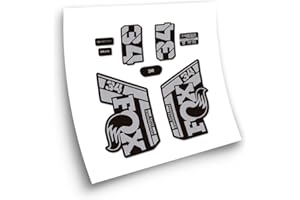 STAR SAM Pegatinas Compatibles con horquilla bici Fox 34 Performance Elite 2021 (Gris)