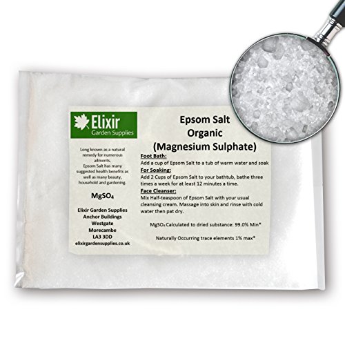 Elixir Gardens ® Epsom Salts (Magnesium Sulphate) | BP / FCC / Food Grade | 10kg Bag