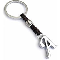 Portachiavi Con Lettera Iniziale E Strass - Regalo Per Donne E Uomini - 5
