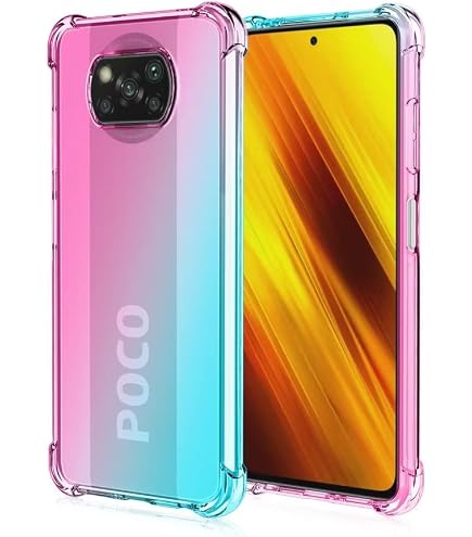RankOne Custodia In Silicone Morbido TPU Per POCO X3 Pro / POCO X3 NFC - Cover Protettiva Anti Graffio, Nero - 2