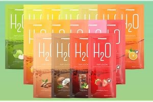 Prozis H2O 12 x 9 gr - Preparato Istantaneo Solubile per Bevanda Senza Zuccheri, muti gusti a scelta (arancia)