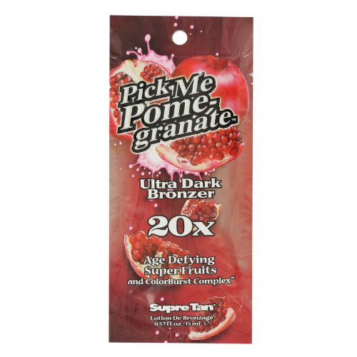 Supre Tan Pick Me Pomegranate 20X Ultra Dark Bronzer 15ml sachet